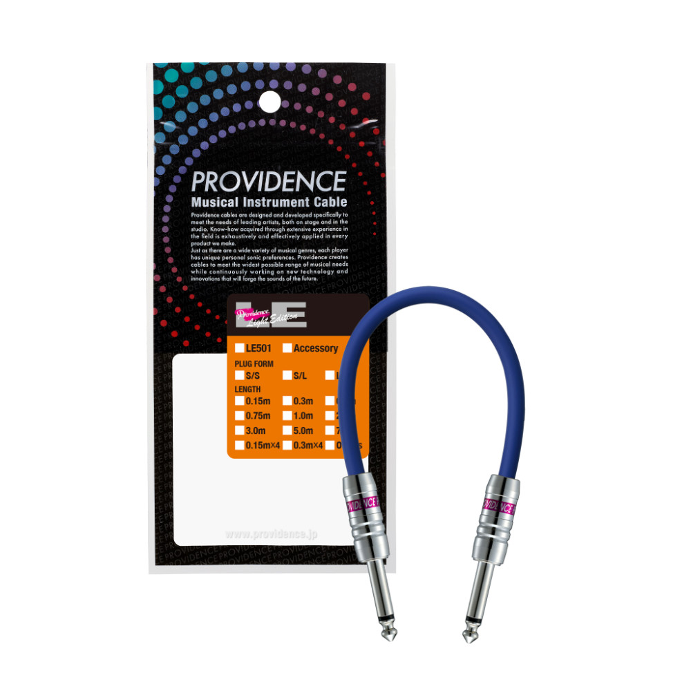 Providence プロビデンス LE501 0.5m SS BL EF パッチケーブル ブルー