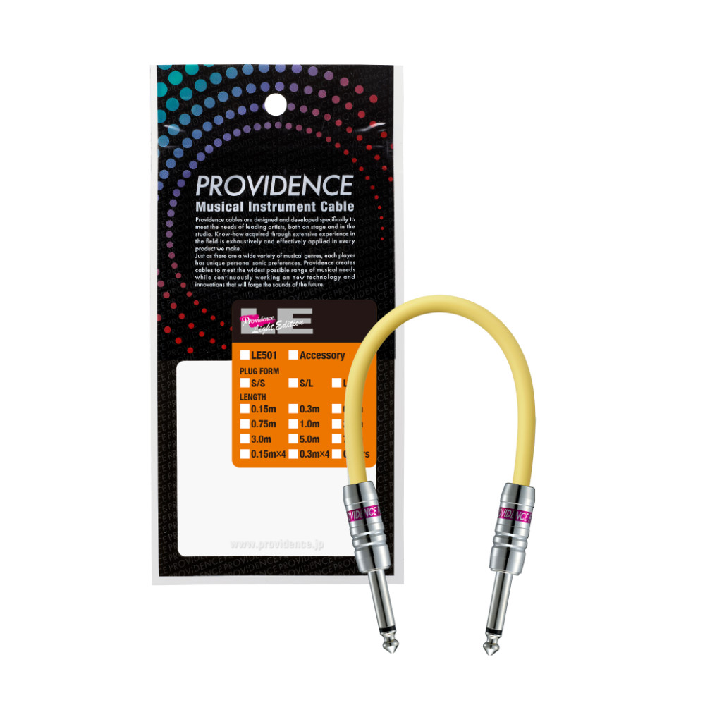 Providence プロビデンス LE501 0.3m SS YL EF パッチケーブル イエロー