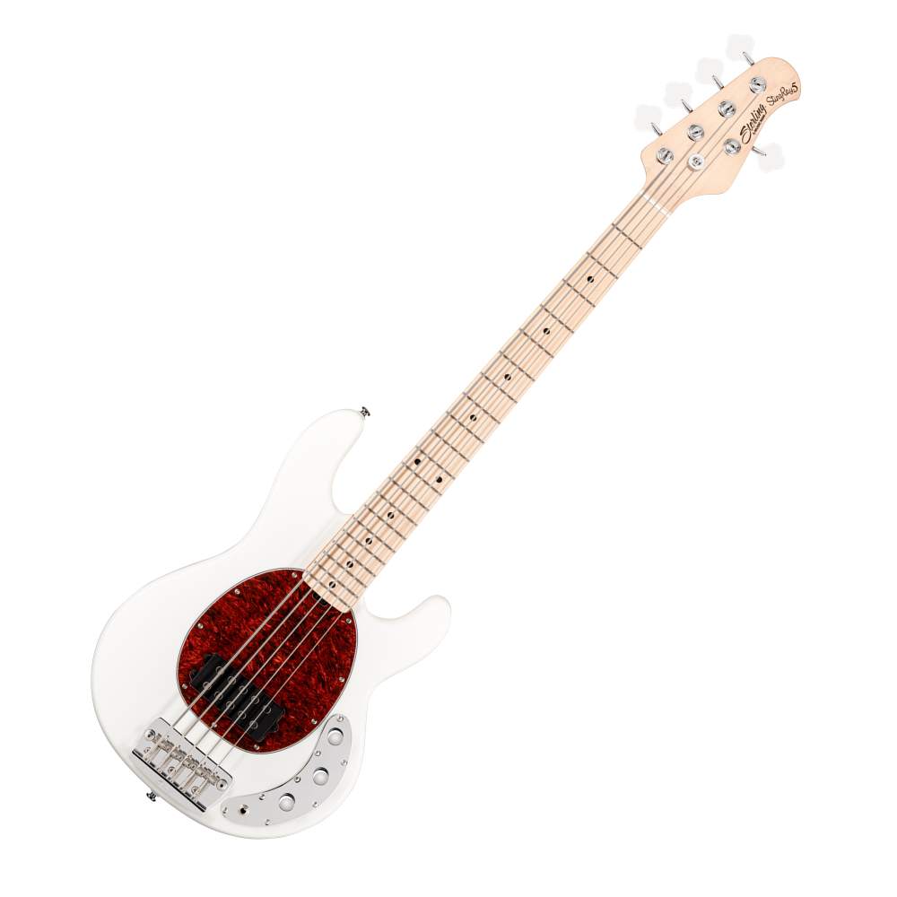 5弦エレキベース Sterling By Musicman RAY25CA-OWH-M1 オリンピックホワイト