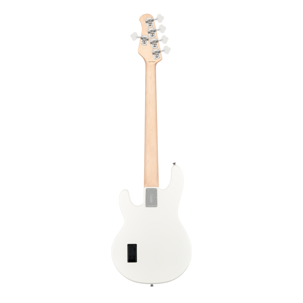 5弦エレキベース Sterling By Musicman RAY25CA-OWH-M1 オリンピックホワイト ボディバック画像