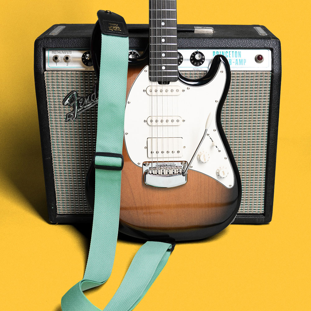 ERNIE BALL Polypro Straps 5375 GT/BS Tidal Green ギターストラップ イメージ画像