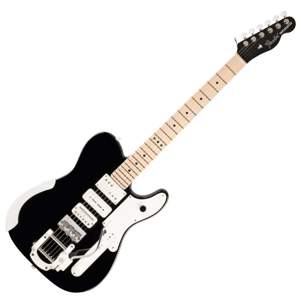Fender フェンダー Limited Edition Jack White Triplecaster Black ギターエレキギター テレキャスター