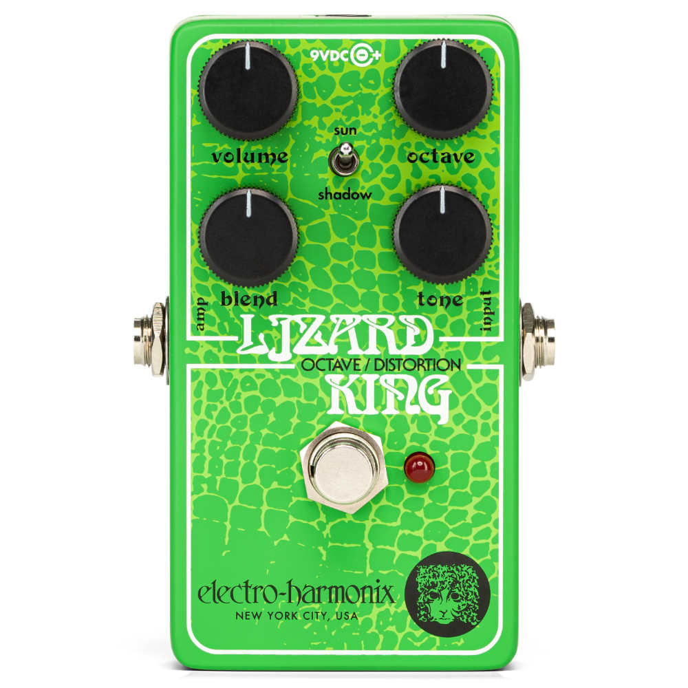 ベースエフェクター ELECTRO-HARMONIX エレクトロハーモニクス LIZARD KING オクターブファズ BASS OCTAVE & FUZZ