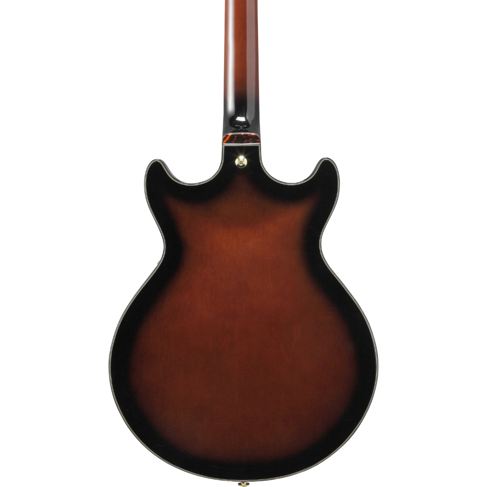 IBANEZ アイバニーズ AMH100FM-DVS ARTSTAR Series Dark Violin Sunburst エレキギター フルアコ ボディバック画像
