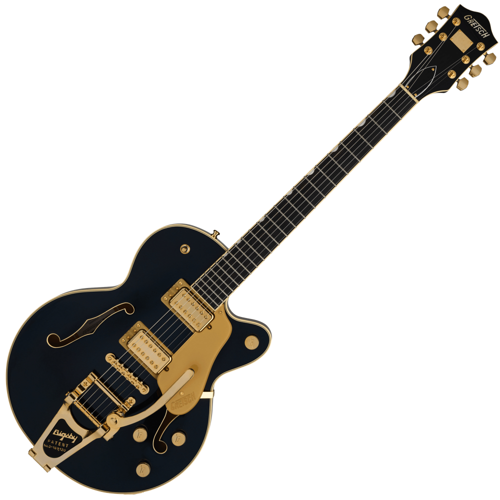 GRETSCH グレッチ Broadkaster Jr. LX Center Block with String-Thru Bigsby and Gold Hardware Ebony Fingerboard Midnight Sapphire JP エレキギター