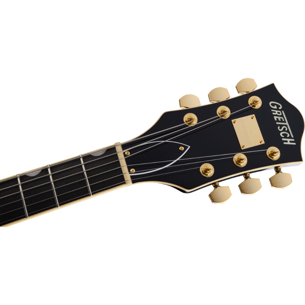 GRETSCH グレッチ Broadkaster Jr. LX Center Block with String-Thru Bigsby and Gold Hardware Ebony Fingerboard Midnight Sapphire JP エレキギター ヘッド