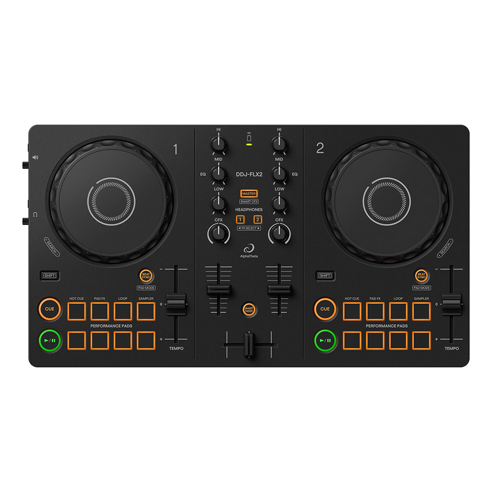 AlphaTheta DDJ-FLX2 DJコントローラー (Pioneer DJ DDJ-200 後継機種)