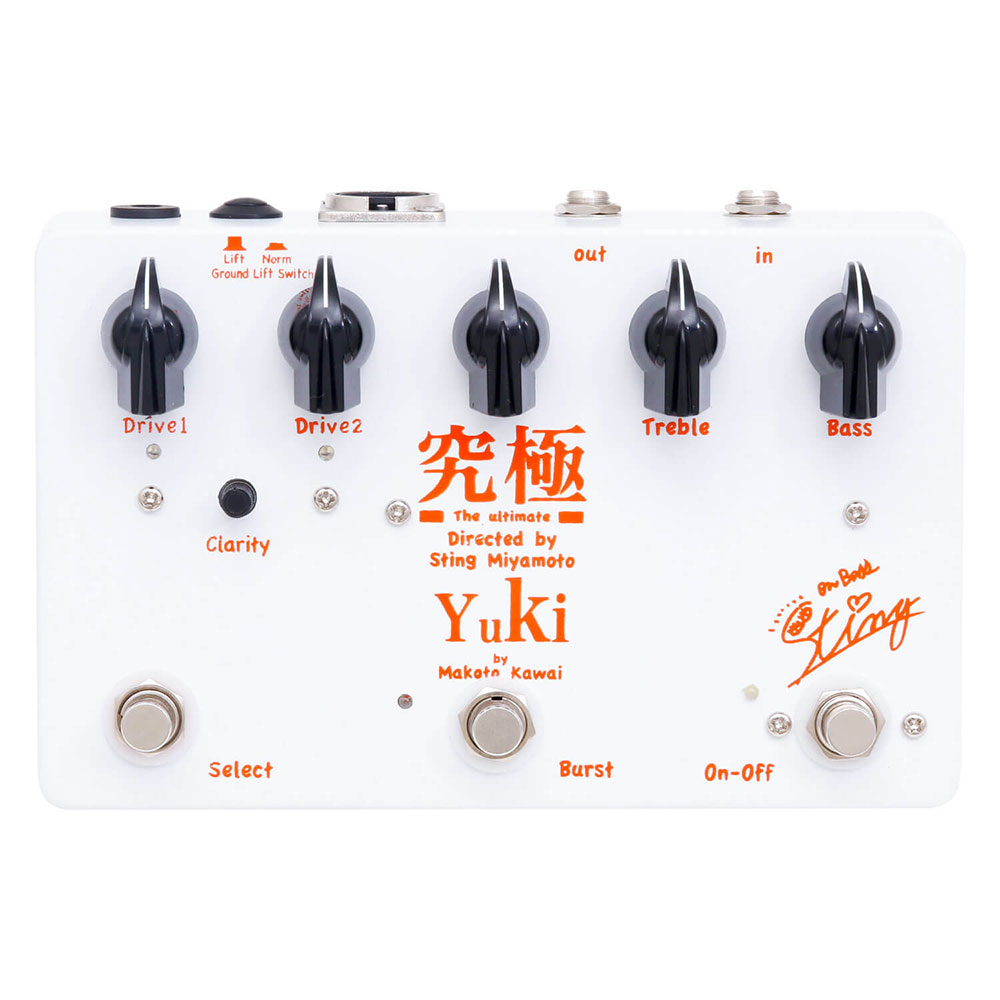 YUKI ユキ 究極 2 ベース用 オーバードライブ プリアンプ