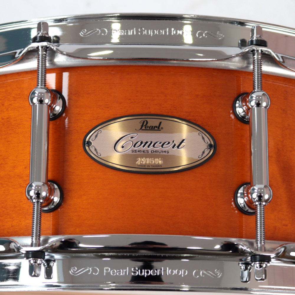 Pearl パール CRPL1450S/C-TW #114 Concert 6-Ply Maple コンサートスネアドラム ケース付き エンブレム