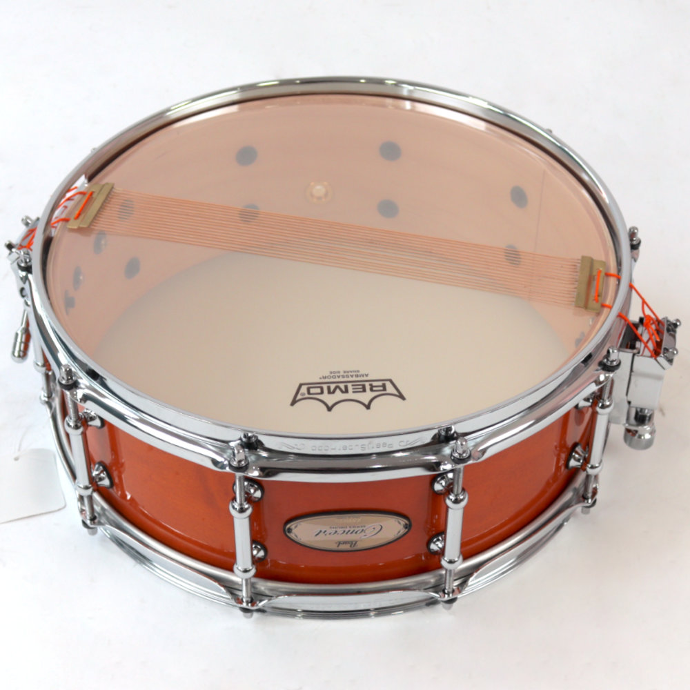Pearl パール CRPL1450S/C-TW #114 Concert 6-Ply Maple コンサートスネアドラム ケース付き サイド、スナッピー