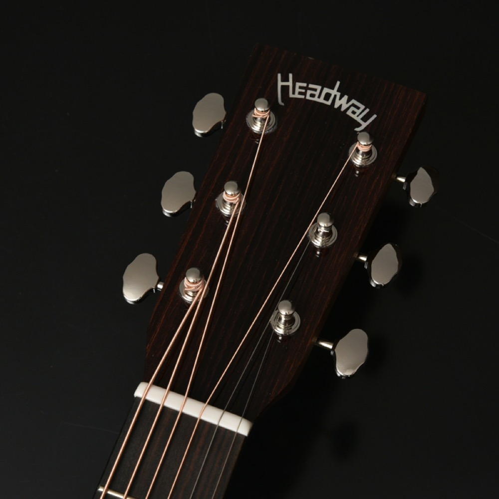 HEADWAY ヘッドウェイ Japan Tune-up Series HF-V115ASE/AGED NA エレクトリックアコースティックギター エレアコ ヘッド画像