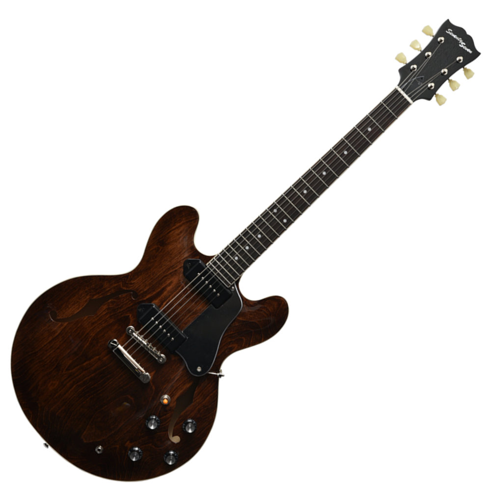 SeventySeven Guitars セブンティセブンギターズ EXRUBATO-STD/S-JT ABR セミアコースティックギター エレキギター セミアコ 77
