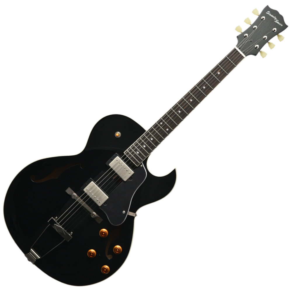 SeventySeven Guitars セブンティセブンギターズ HAWK-STD/DEEP-JT BLK フルアコースティックギター エレキギター フルアコ 77