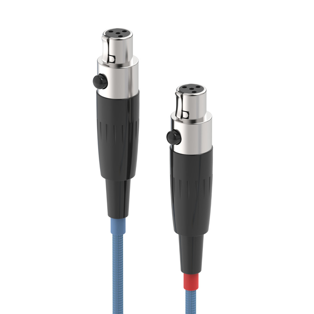 DEKONI AUDIO デコニオーディオ Ensemble Cables Y-Split Mini XLR ブルー CBZ-Y-CL-XLR モジュラーヘッドフォンケーブル プラグ先端