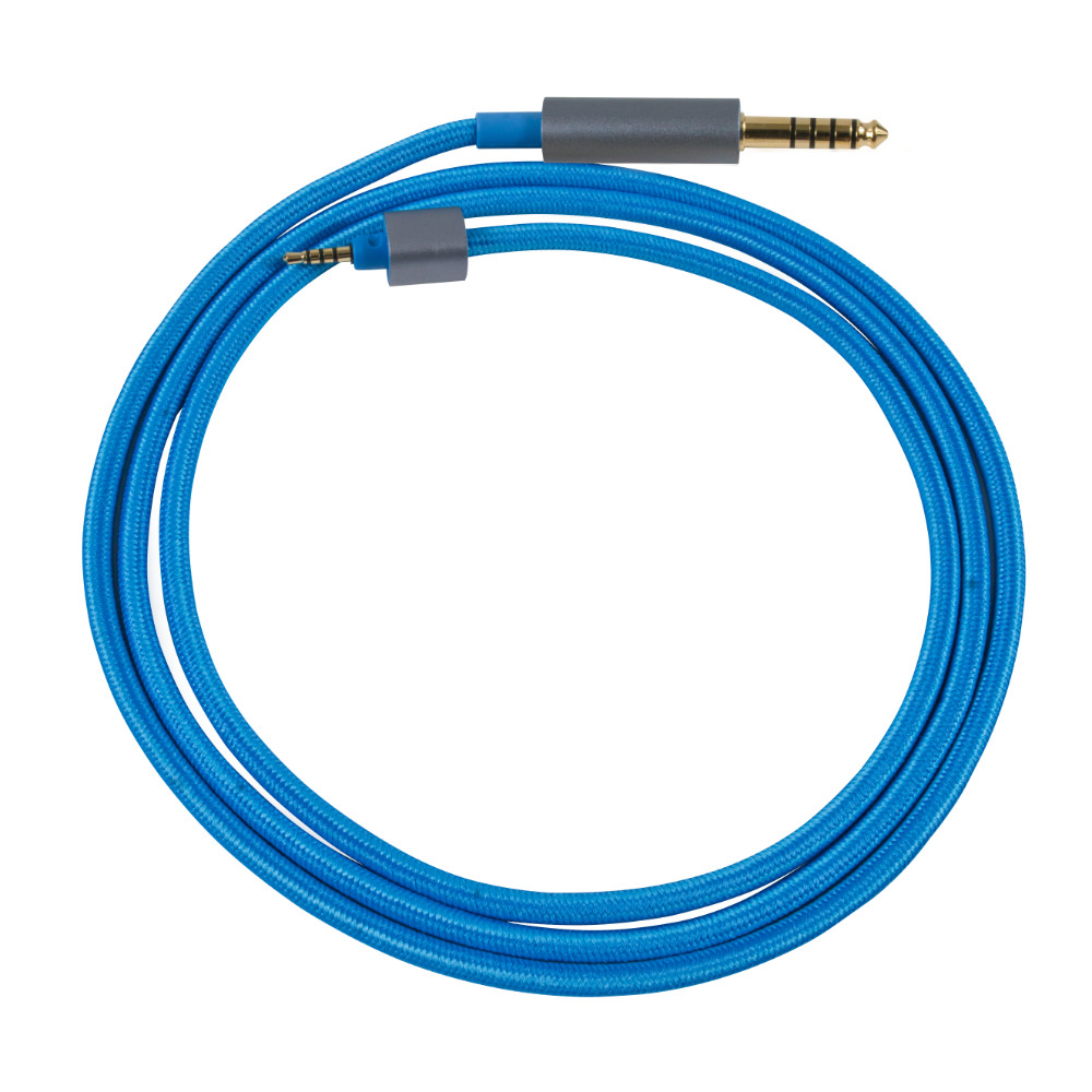 DEKONI AUDIO デコニオーディオ Ensemble Cables HP-Split 4.4mm-64” ブルー CBZ-HP-64-CL-4.4 モジュラーヘッドフォンケーブル