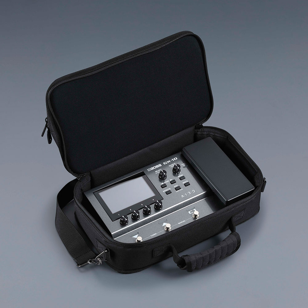 BOSS CB-BM-S エフェクターケース ボス GX-10 / GT-1 / GT-1B対応 収納イメージ