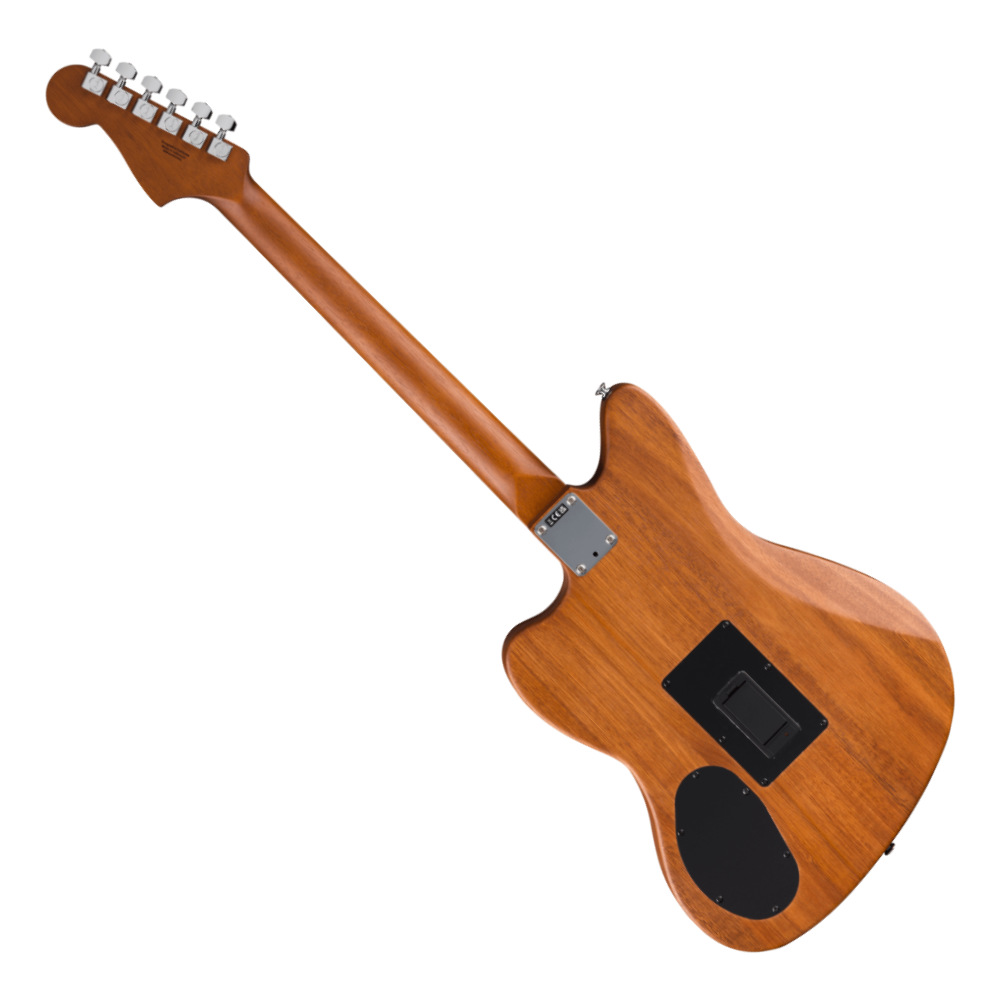Fender フェンダー Acoustasonic Standard Jazzmaster Aged Natural エレクトリックアコースティックギター バック画像