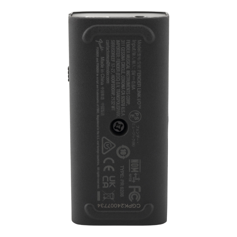 Fender フェンダー Fender Link I/O USB-C オーディオインターフェイス リア画像