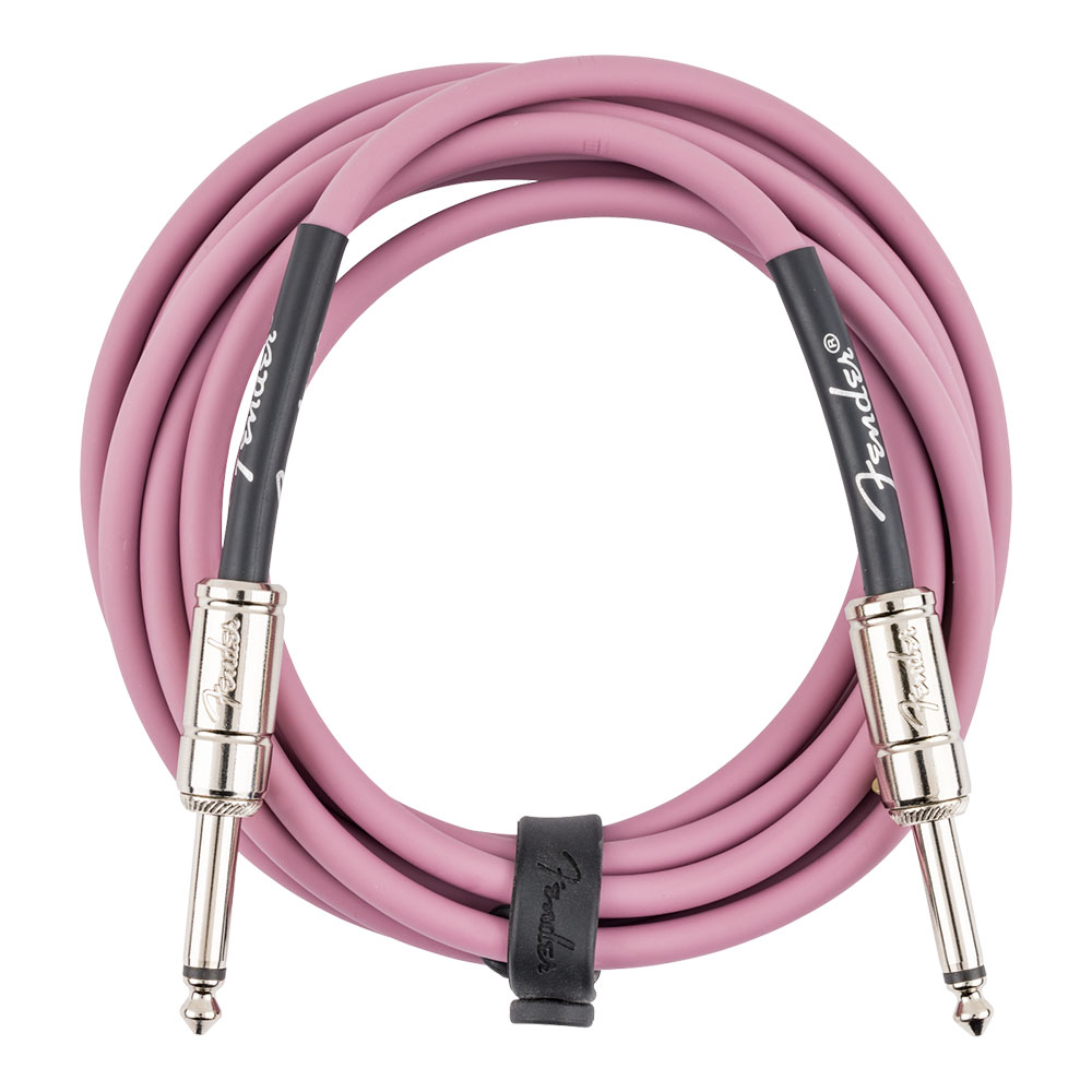 Fender フェンダー Contour 10ft（約3m） Cable Burgundy Mist ギターケーブル 全体