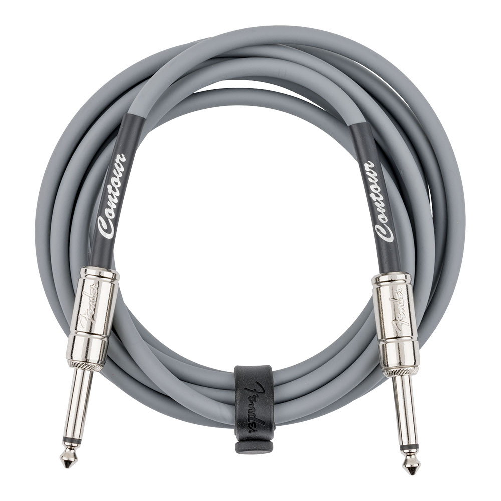 Fender フェンダー Contour 10ft（約3m） Cable Inca Silver ギターケーブル 全体