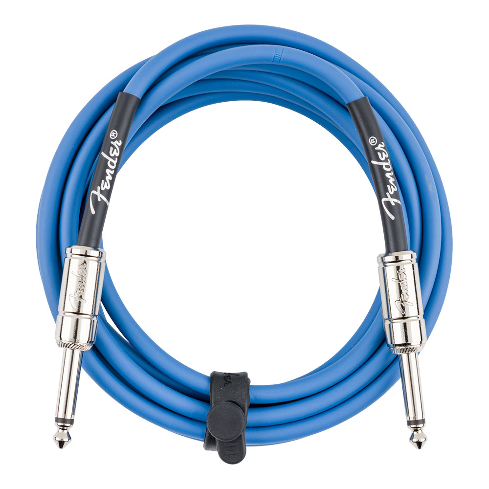 Fender フェンダー Contour 10ft(約3m) Cable Lake Placid Blue ギターケーブル 全体