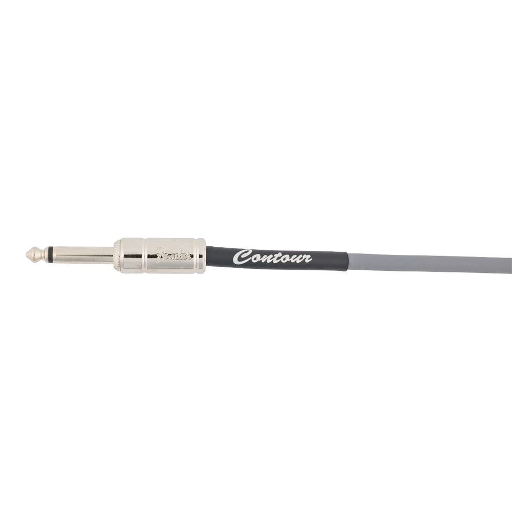 Fender フェンダー Contour 30ft（約9m） Coiled Cable Inca Silver カールコード ギターケーブル ストレートプラグ