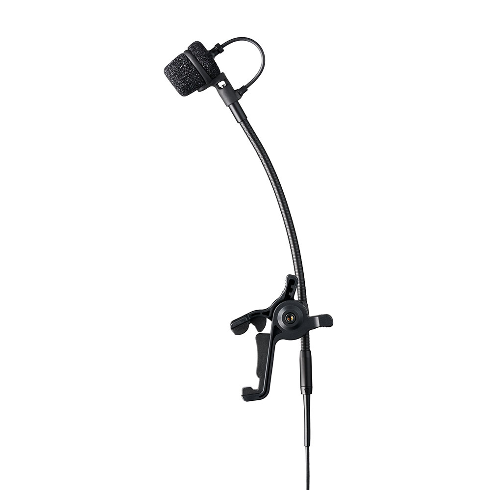 AUDIO-TECHNICA オーディオテクニカ ATM355VF 楽器収音用小型コンデンサーマイク AT8491V バイオリンマウント装着時