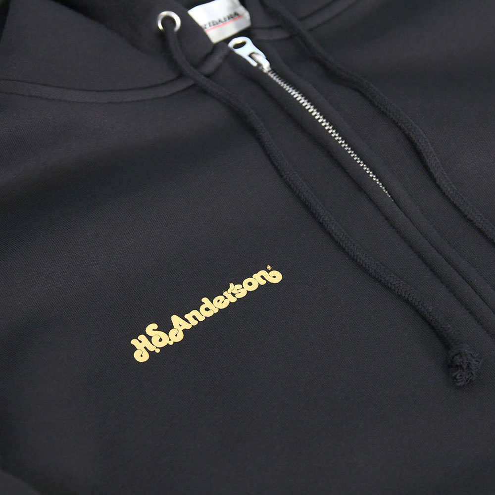 H.S.Anderson Mad Cat Zip Hoodie XLサイズ ジップアップパーカー フーディー 胸元のロゴ