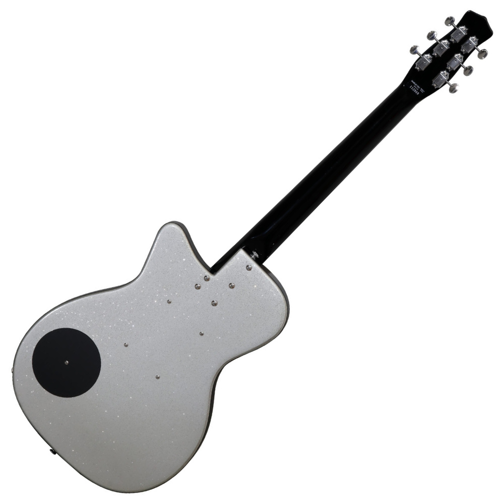 Danelectro ダンエレクトロ 56 SINGLE CUTAWAY METALFLAKE SILVER エレキギター 本体画像 裏