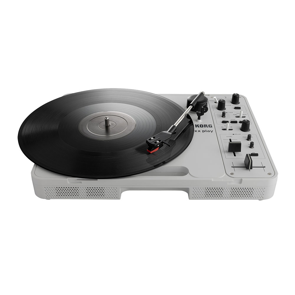 ターンテーブル レコードプレイヤー KORG HANDYTRAXX PLAY コルグ ハンディートラックス プレイ HNDYTRX PLAY 使用イメージ