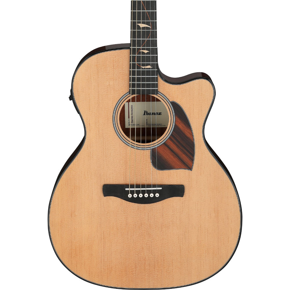 IBANEZ アイバニーズ PC34CE-NT PERFORMANCE Natural High Gloss エレクトリックアコースティックギター ボディ画像