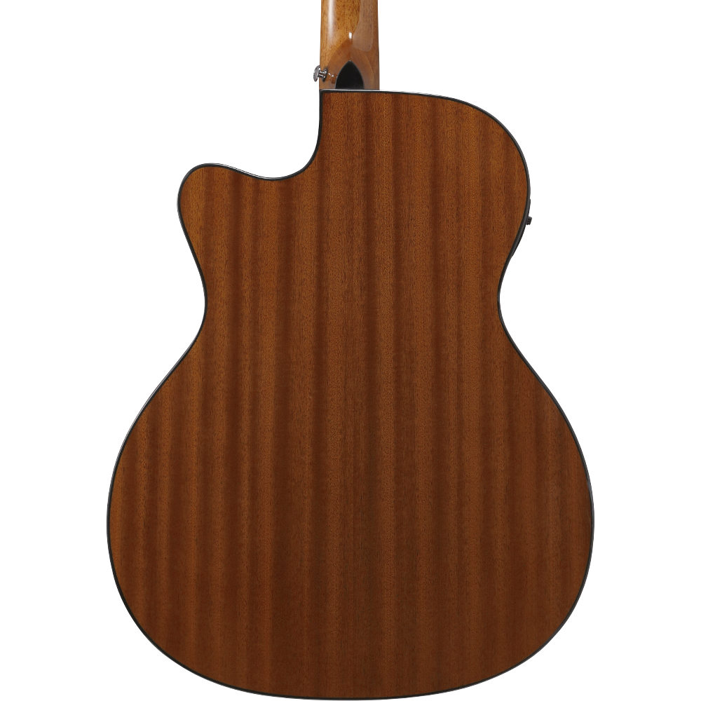 IBANEZ アイバニーズ PC34CE-NT PERFORMANCE Natural High Gloss エレクトリックアコースティックギター ボディバック画像