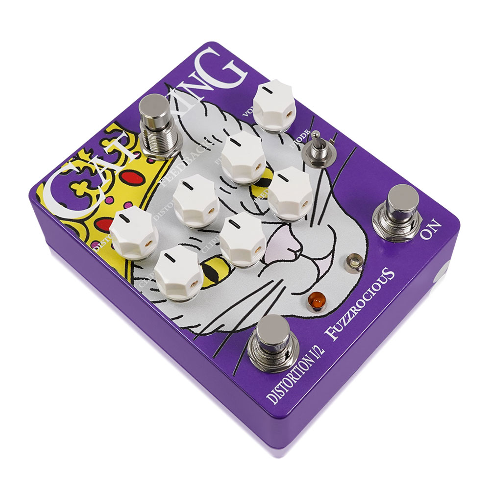 Fuzzrocious Pedals ファズロシャスペダルズ Cat King ディストーション ギターエフェクター 全体