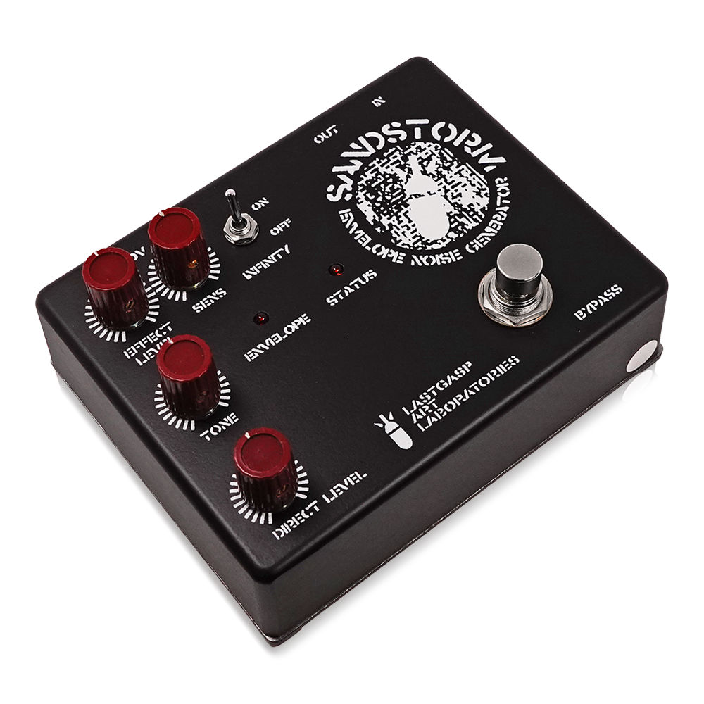 Lastgasp Art Laboratories ラストガスプアートラボラトリーズ LALFX-SS SANDSTORM ノイズ ギターエフェクター 斜めアングル画像