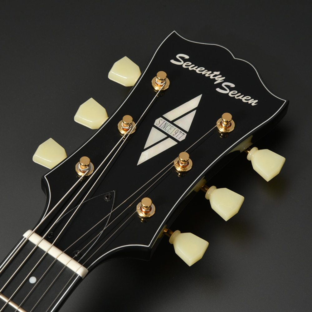 SeventySeven Guitars セブンティセブンギターズ EXRUBATO-ONE SB フルアコースティックギター エレキギター フルアコ 77 ヘッド部