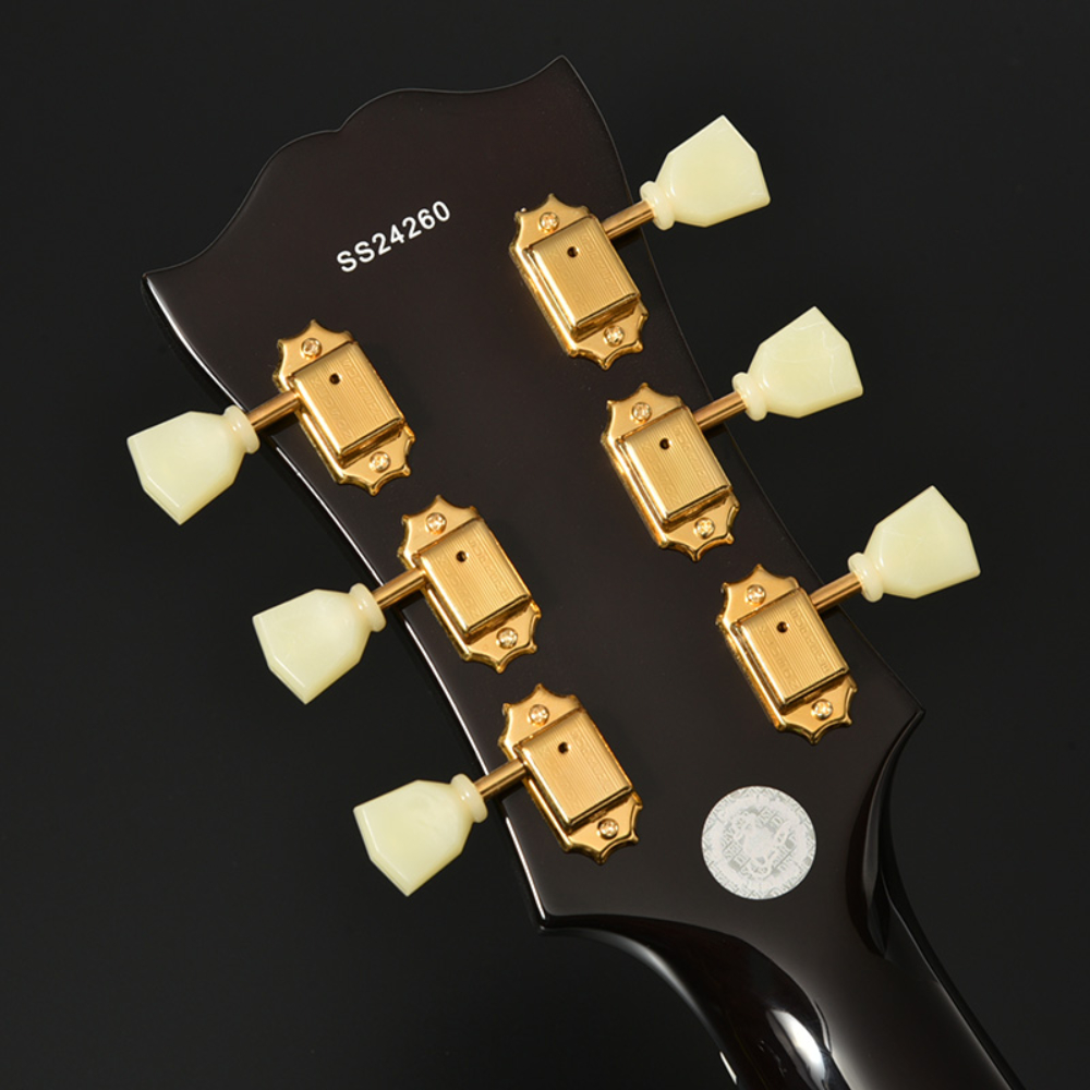 SeventySeven Guitars セブンティセブンギターズ EXRUBATO-ONE SB フルアコースティックギター エレキギター フルアコ 77 ヘッド部裏