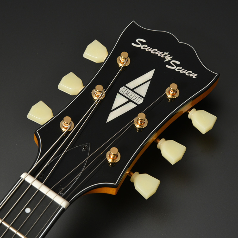 SeventySeven Guitars セブンティセブンギターズ EXRUBATO-ONE/S ANA フルアコースティックギター エレキギター フルアコ 77 ヘッド部