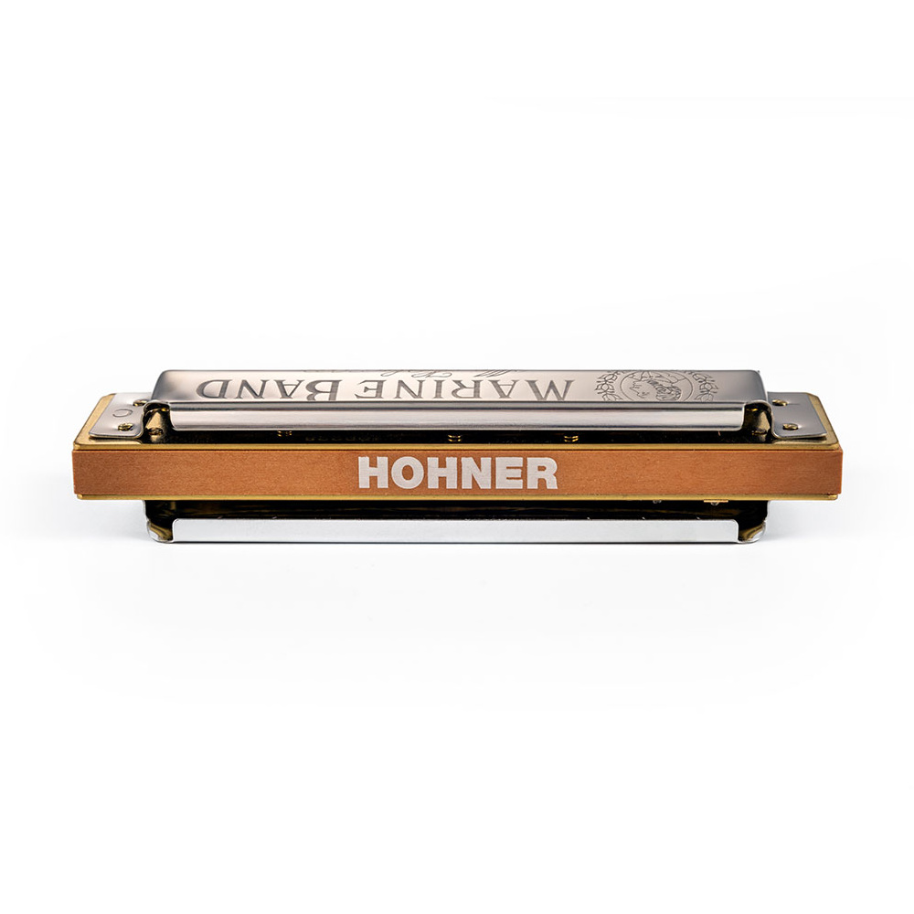 HOHNER ホーナー Marine Band 1896/20P F# 10ホールハーモニカ ブルースハープ リア画像