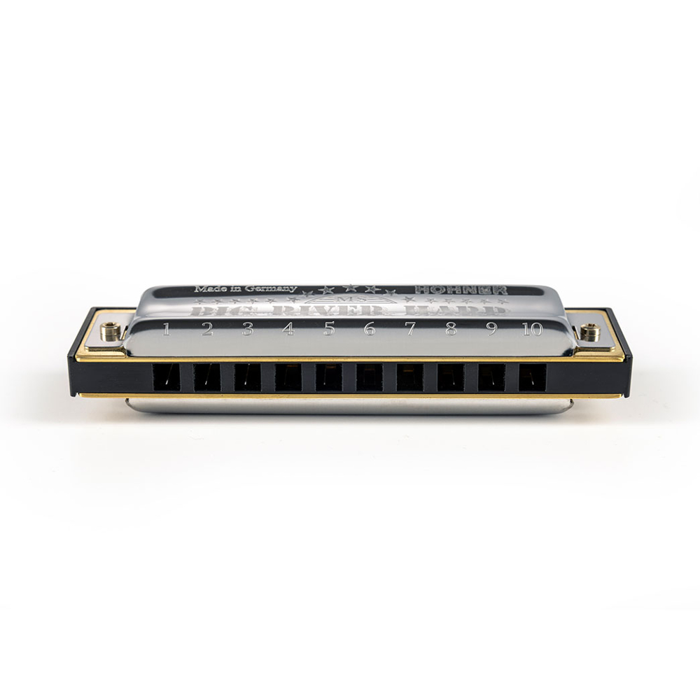 HOHNER ホーナー Big River Harp MS SERIES 590/20P C 10ホールハーモニカ ブルースハープ 側面