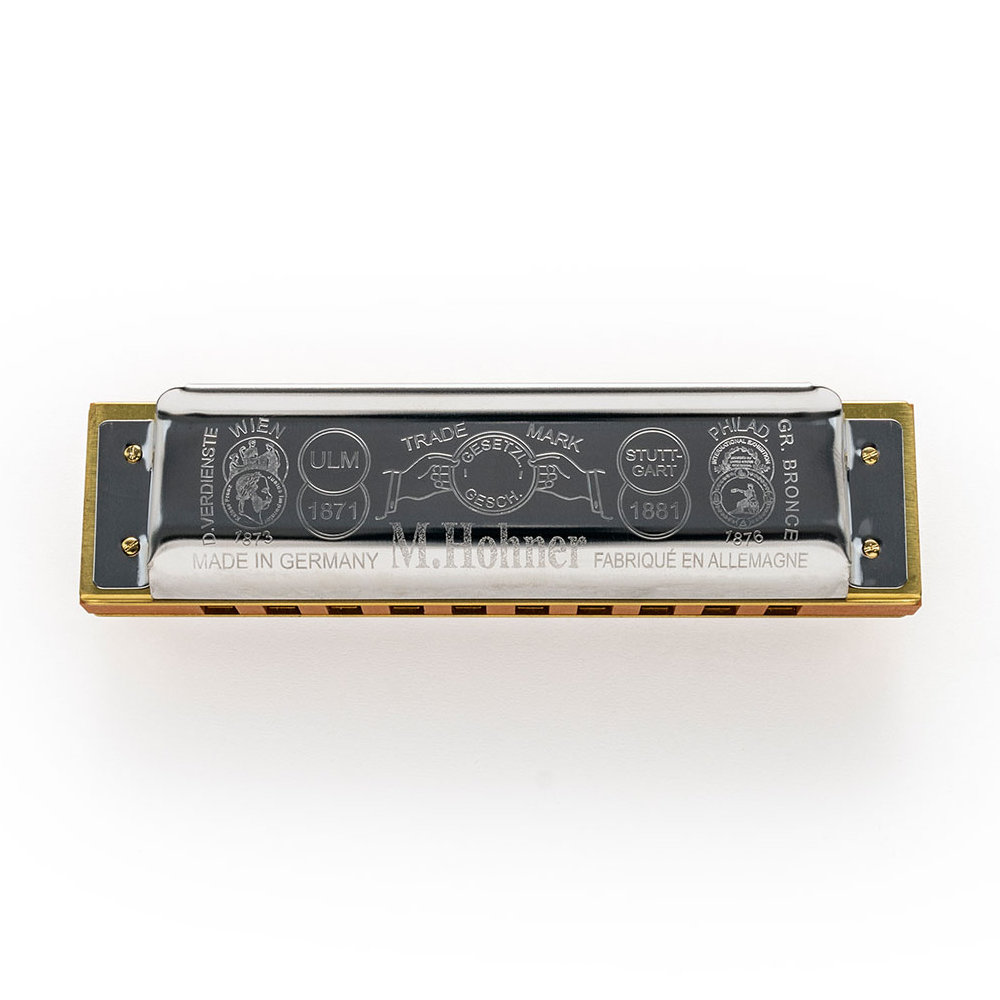 HOHNER ホーナー Marine Band 1896/20P A♭ナチュラルマイナー 10ホールハーモニカ ブルースハープ ボトム画像