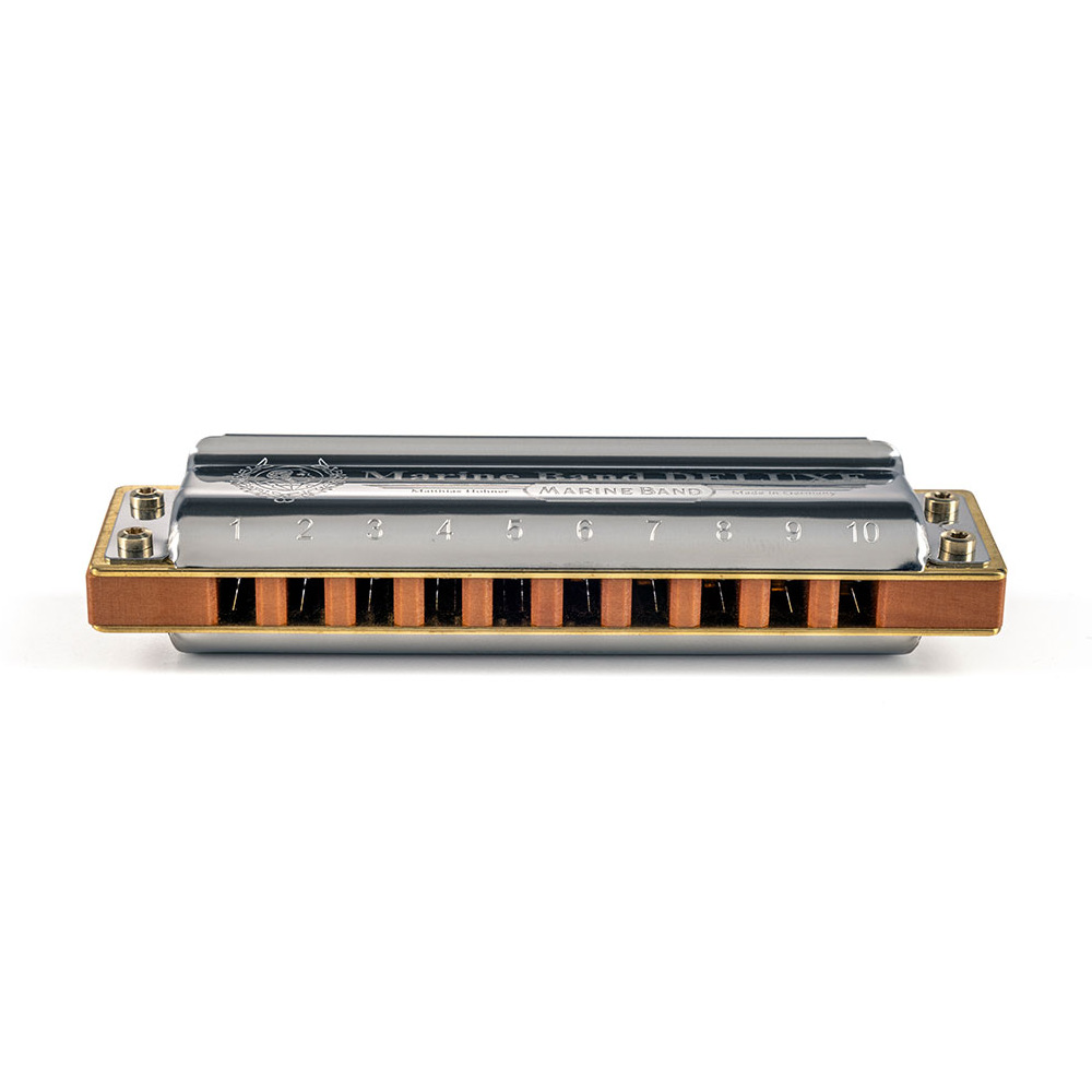 HOHNER ホーナー Marine Band Deluxe 2005P C 10ホールハーモニカ ブルースハープ フロント画像