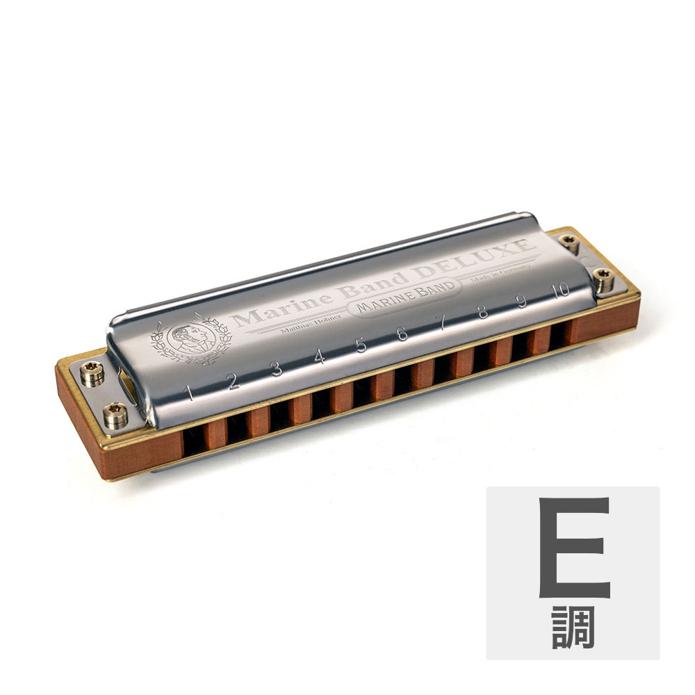 HOHNER ホーナー Marine Band Deluxe 2005P E 10ホールハーモニカ ブルースハープ