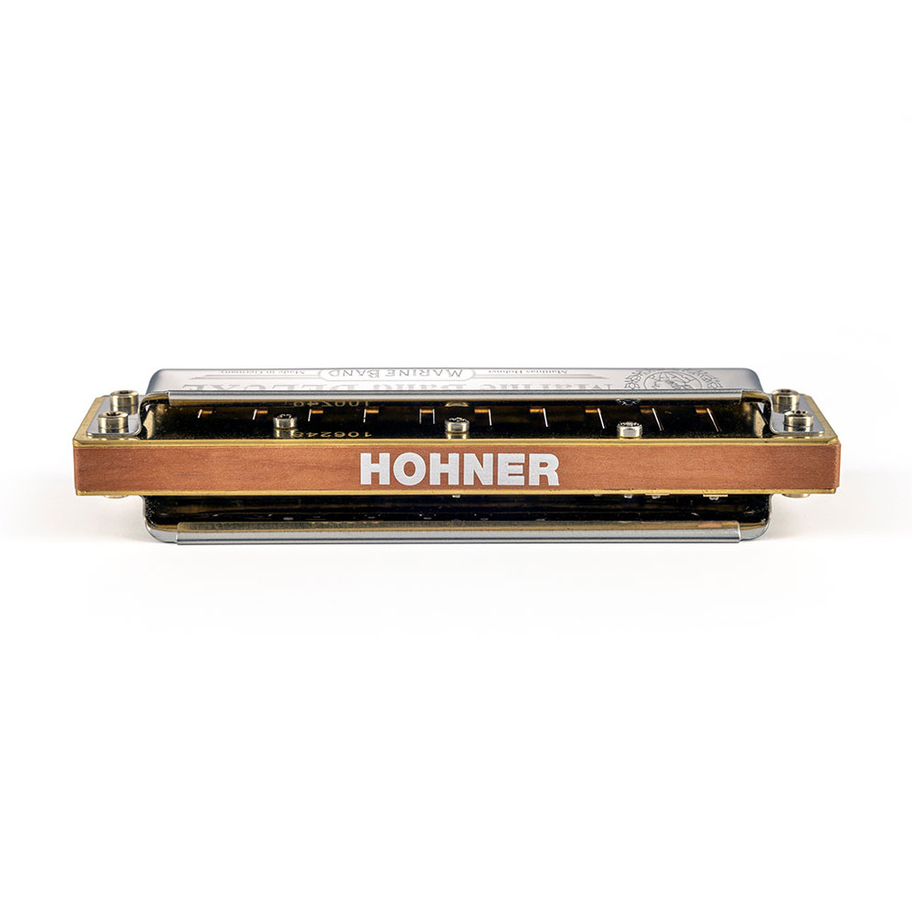 HOHNER ホーナー Marine Band Deluxe 2005P F 10ホールハーモニカ ブルースハープ リア画像