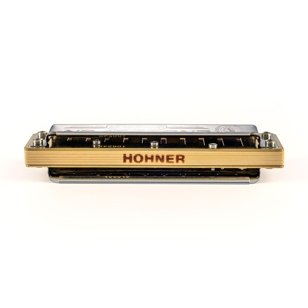 HOHNER ホーナー Marine Band Crossover 2009P E♭ 10ホールハーモニカ ブルースハープ リア画像