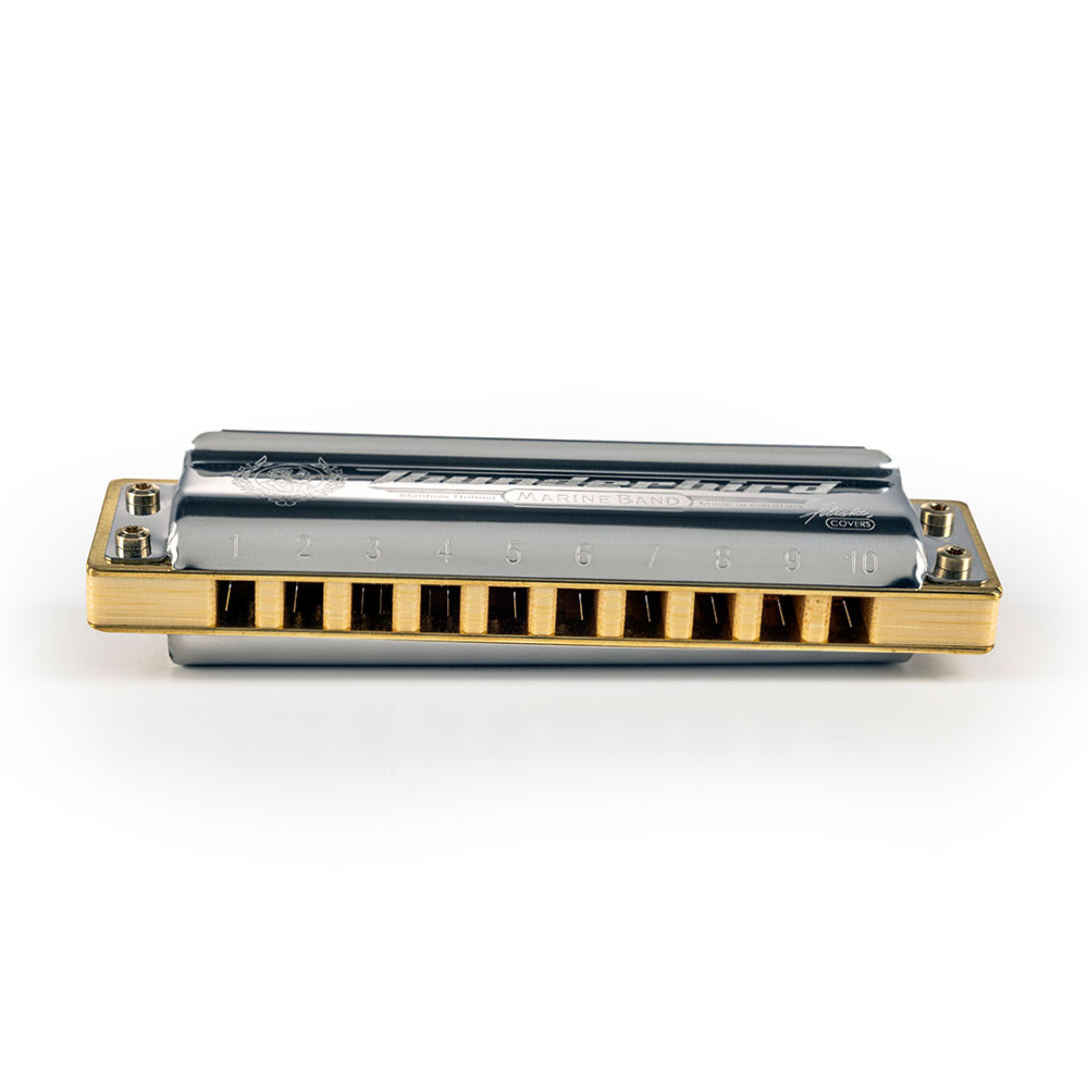 HOHNER ホーナー Marine Band Thunderbird 2011P Low-G 10ホールハーモニカ ブルースハープ フロント画像