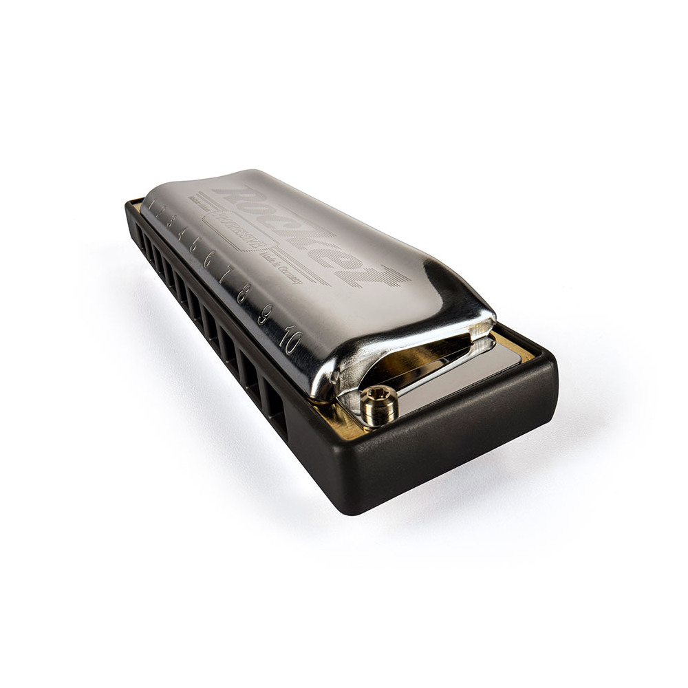 HOHNER ホーナー Rocket 2013/20P C 10ホールハーモニカ ブルースハープ 斜めアングル画像