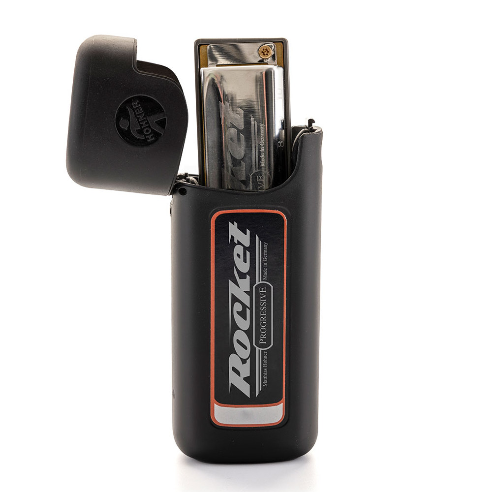 HOHNER ホーナー Rocket 2013/20P A♭ 10ホールハーモニカ ブルースハープ 付属ケース使用例画像