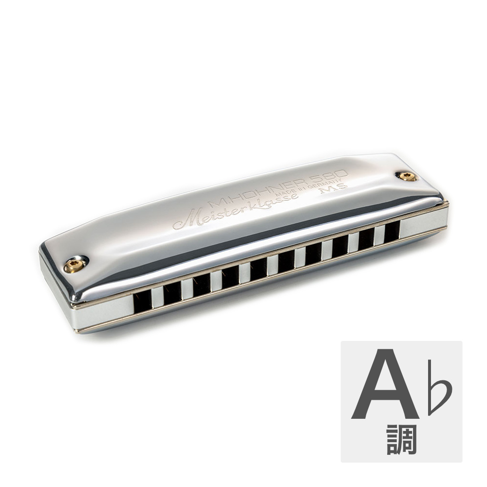HOHNER ホーナー Meister Klasse 580/20P A♭ 10ホールハーモニカ ブルースハープ