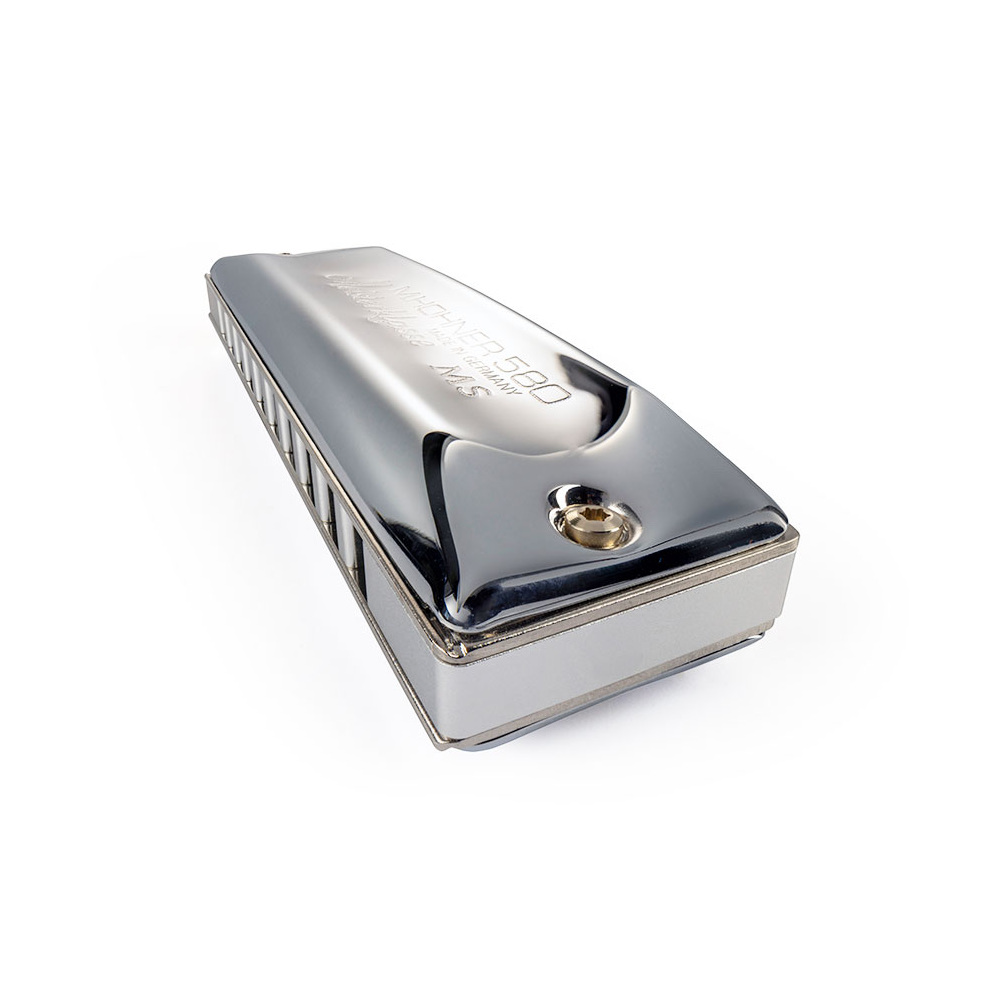 HOHNER ホーナー Meister Klasse 580/20P B♭ 10ホールハーモニカ ブルースハープ 斜めアングル画像