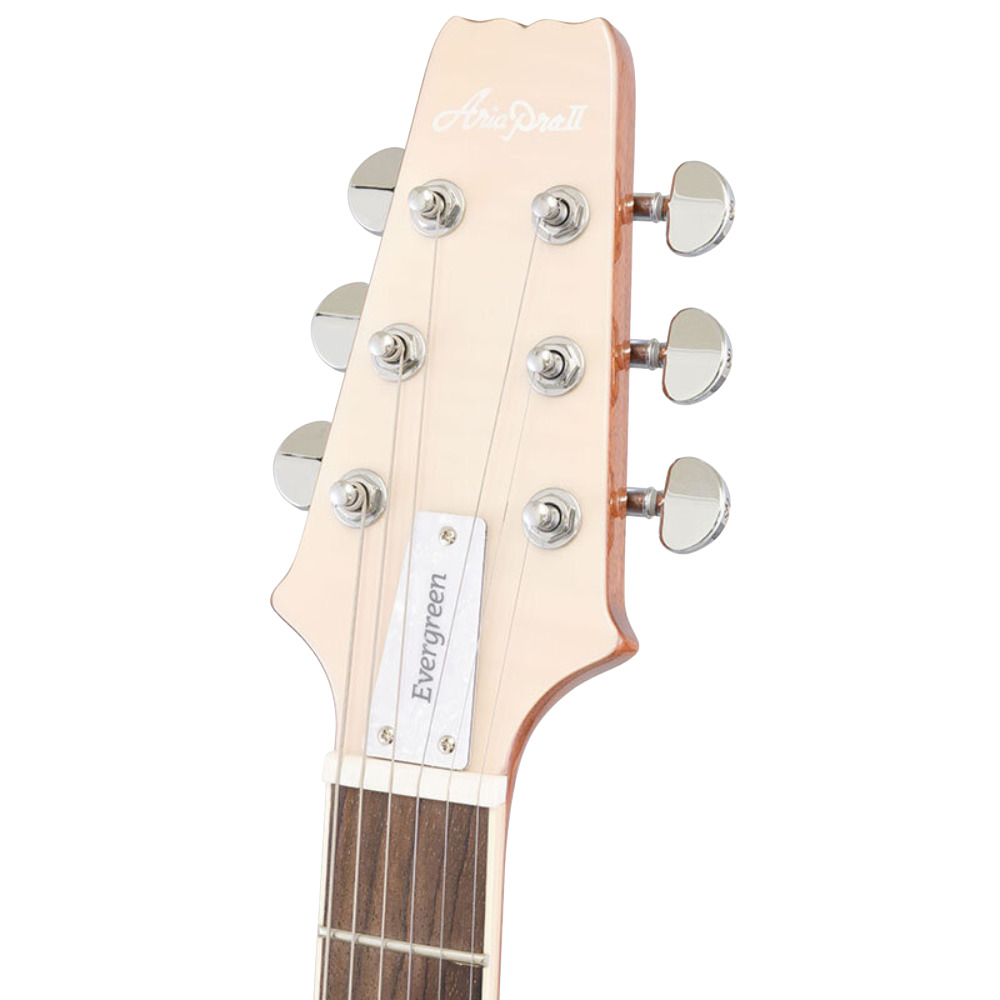 AriaProII アリアプロII PE-AE200 MBWH Aria Evergreen エレキギター ヘッド画像